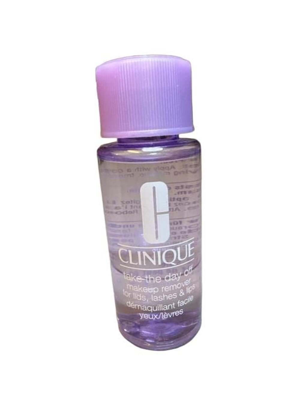 Clinique Take The Day Off Makeup Remover For Lids Lashes And Lips Travel Size